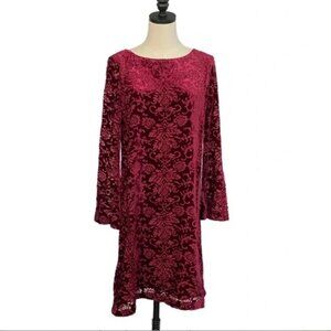 Sundance burnout velvet renaissance dress~Size S